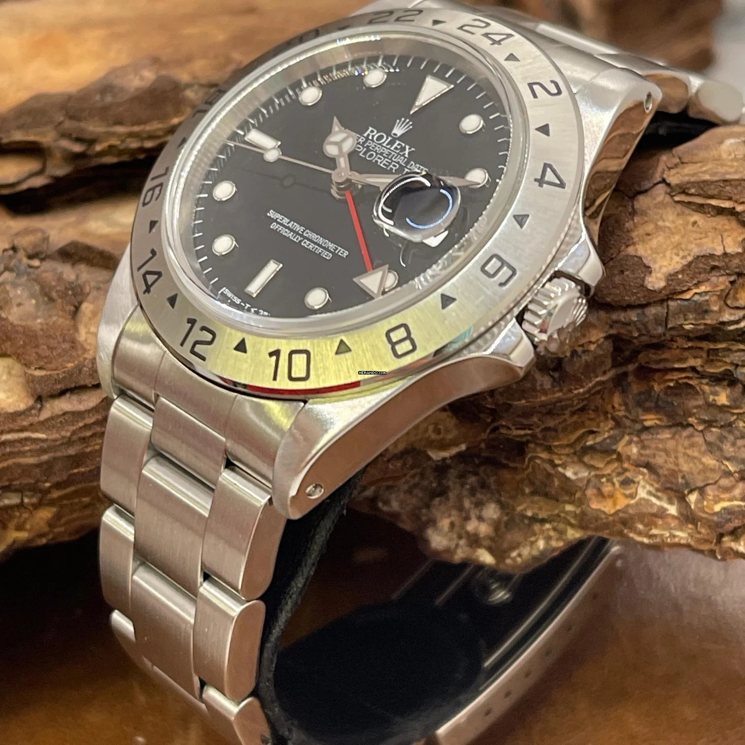  Rolex Explorer II Explorer II - FULLSET 1995 - Ref.16570 Sticker on caseback 