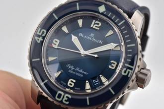 Thumbnail von Blancpain Fifty Fathoms Air Titanium Blue Dial 5015 12B40 052A