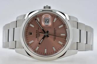 Thumbnail von Rolex Oyster Perpetual Lady Date 115200 Salmon Rose Rosa Dial 34mm Lady Date