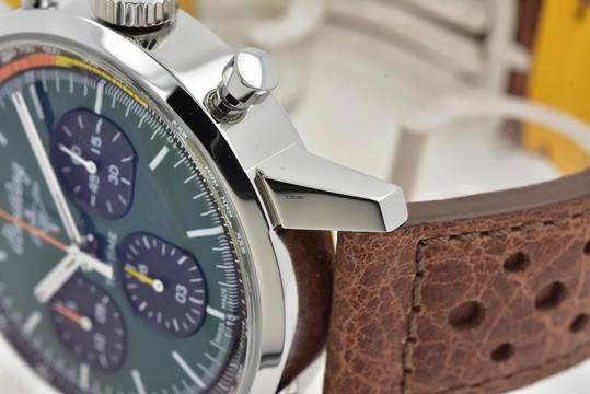  Breitling Top Time Ford Mustang Green Dial Chronograph A253101A1L1X1 