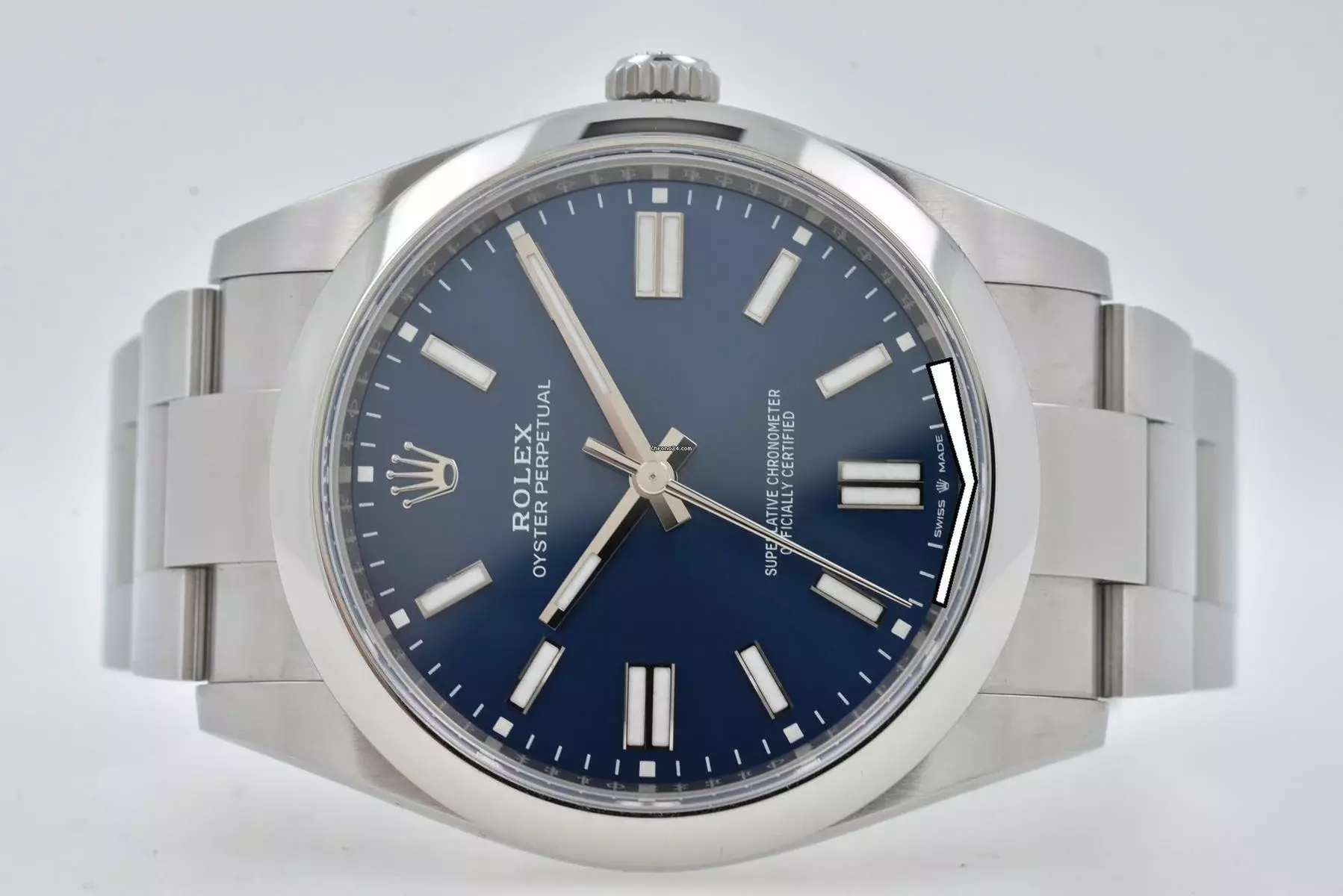 Rolex Oyster Perpetual 41 Automatik 124300 Blue Dial Blau