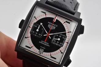 Thumbnail von TAG Heuer Monaco Stopwatch Chronograph Limited Edition Black Dial CAW218F.FC6356
