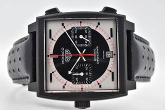 Thumbnail von TAG Heuer Monaco Stopwatch Chronograph Limited Edition Black Dial CAW218F.FC6356