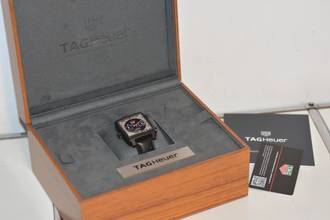 Thumbnail von TAG Heuer Monaco Stopwatch Chronograph Limited Edition Black Dial CAW218F.FC6356