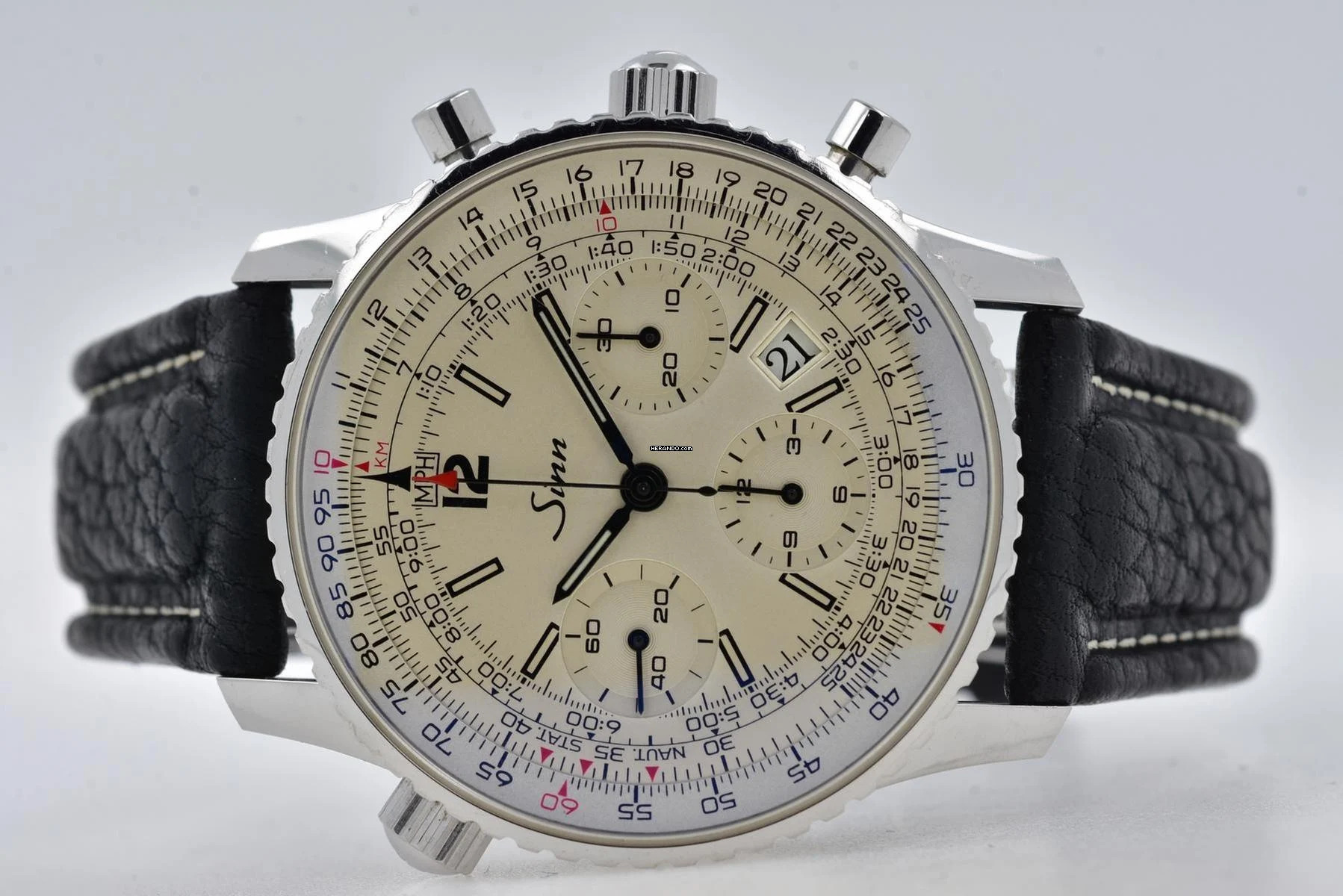  Sinn 903 St Navigationschronograph 903.042 Silver Dial 