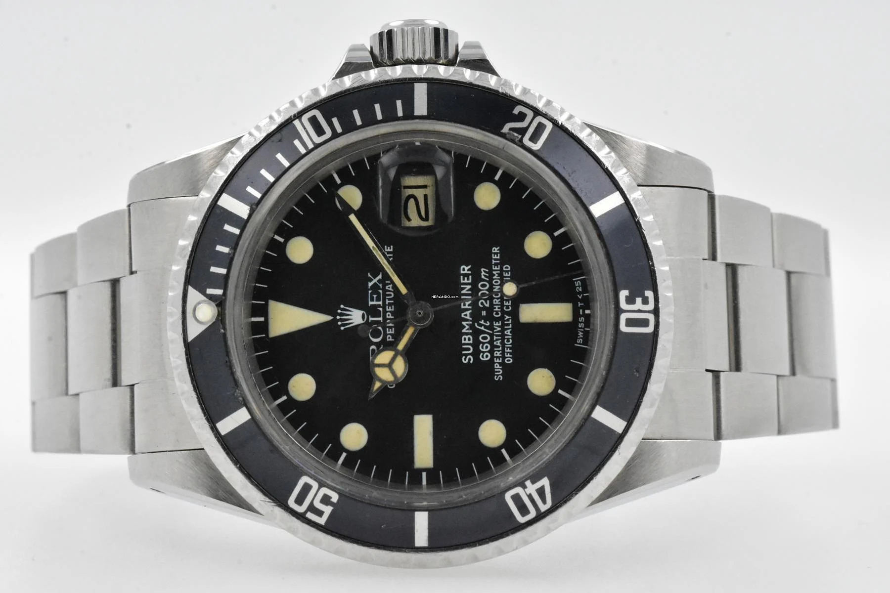  Rolex Submariner Date Vintage 1680 Matte Mk II Dial 5.3Mio SN 