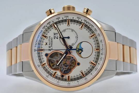  Zenith El Primero Chronomaster Open Grande Date Steel Gold 18k 51.2160.4047/01.M2160 