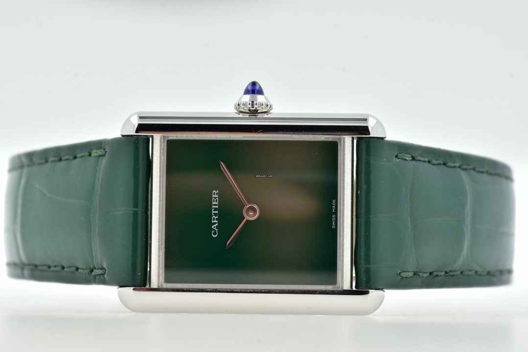  Cartier Tank Must de Cartier WSTA0056 Green Grün 