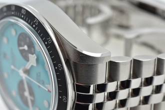 Thumbnail von Tudor Heritage Black Bay Chronograph 79360N Tiffany Flamingo Blue Dial