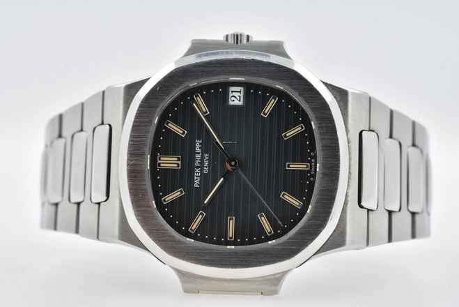  Patek Philippe Nautilus Blue Dial Stahl Steel 3800 Vintage 1997 Full Set LC100 