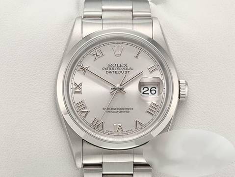  Rolex Datejust 36 36mm 16200 2004 Edelstahl Automatik Herren Damen Stahl Stainless Steel Oyster-band Chronometer 
