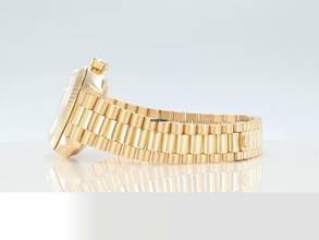 Thumbnail von Rolex Lady-Datejust Gelbgold 750 Diamanten Automatik 18kt Yellow Gold Damen President-band Chronometer Oyster Black Dial