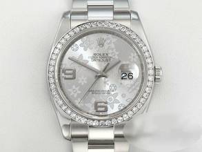 Thumbnail von Rolex Datejust 36 Mm 116244 Stahl Weissgold 750 Diamanten Automatik Stainless Steel Oyster-band 18kt White Gold Chronometer