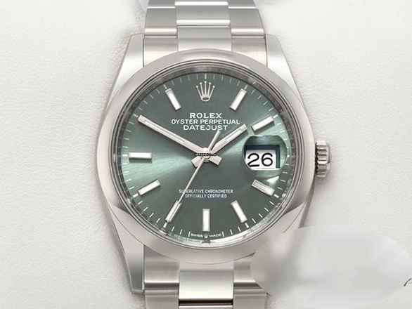  Rolex Datejust 36 36mm 126200 2023 Edelstahl Automatik Herrenuhr Damenuhr Stahl 
