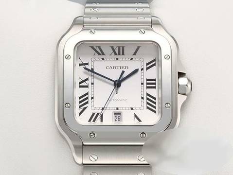  Cartier Santos Grosses Modell Edelstahl Wssa0018 2020 Automatik Stahl Steel 