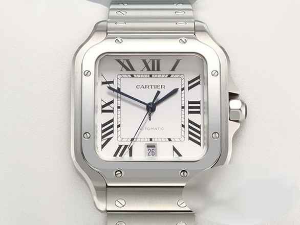  Cartier Santos Grosses Modell Edelstahl Wssa0018 2020 Automatik Stahl Steel 