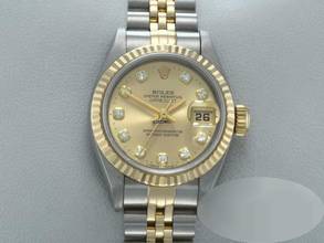 Thumbnail von Rolex Lady-Datejust Edelstahl Gelbgold 750 Diamanten Automatik Stainless Steel 18kt Yellow Gold Stahl Jubilé-band Chronometer Oyster