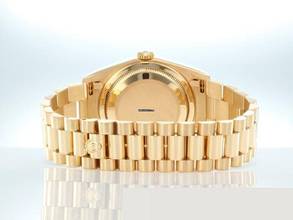 Thumbnail von Rolex Day-Date 36 36mm 18238 1996 Lc100 Diamanten Gelbgold 750 Automatik 18kt Yellow Gold President-band Chronometer Oyster