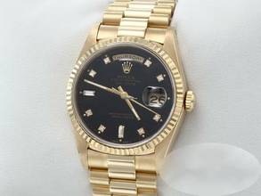Thumbnail von Rolex Day-Date 36 36mm 18238 1996 Lc100 Diamanten Gelbgold 750 Automatik 18kt Yellow Gold President-band Chronometer Oyster