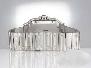 Thumbnail von Cartier Santos Großes Modell W2sa0006 2018 Edelstahl Gelbgold 750 Automatik