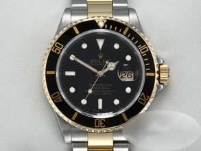 Thumbnail von Rolex Submariner Date 40mm 16613 T 2005 Edelstahl Gelbgold 750 Automatik Stainless Steel 18kt Yellow Gold Oyster-band Chronometer Black Dial