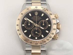 Thumbnail von Rolex Daytona 116523 Stahl Gelbgold 750 2008 Rehaut Chronograph Automatik Stainless Steel 18kt Yellow Gold Oyster-band Chronometer Black Dial