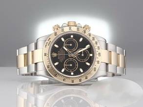 Thumbnail von Rolex Daytona 116523 Stahl Gelbgold 750 2008 Rehaut Chronograph Automatik Stainless Steel 18kt Yellow Gold Oyster-band Chronometer Black Dial