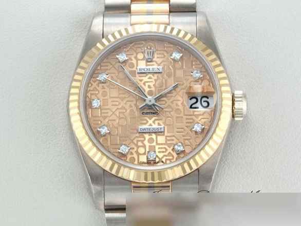  Rolex Datejust 31 Weissgold Rosegold Gelbgold 750 Diamanten Automatik 18kt Gold President-band Chronometer Oyster 