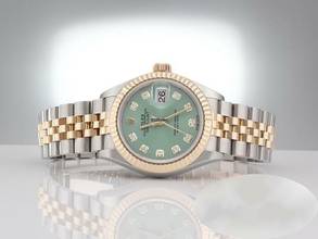 Thumbnail von Rolex Lady-Datejust 28mm 279173 Edelstahl Gelbgold 750 Diamanten Automatik Gold