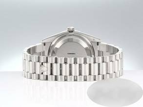 Thumbnail von Rolex Day-Date 36 36mm 118206 Platin 950 2006 Automatik Platinum Herren Damen President-band Chronometer Oyster