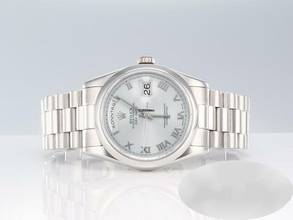 Thumbnail von Rolex Day-Date 36 36mm 118206 Platin 950 2006 Automatik Platinum Herren Damen President-band Chronometer Oyster