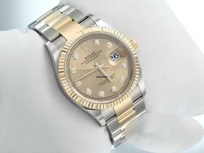 Thumbnail von Rolex Datejust 36 126233 2024 Stahl Gelbgold 750 Diamanten Automatik Gold