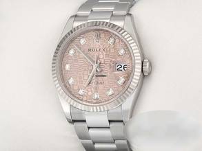 Thumbnail von Rolex Datejust 36 36mm 126234 2021 Stahl Weissgold 750 Diamanten Automatik Gold