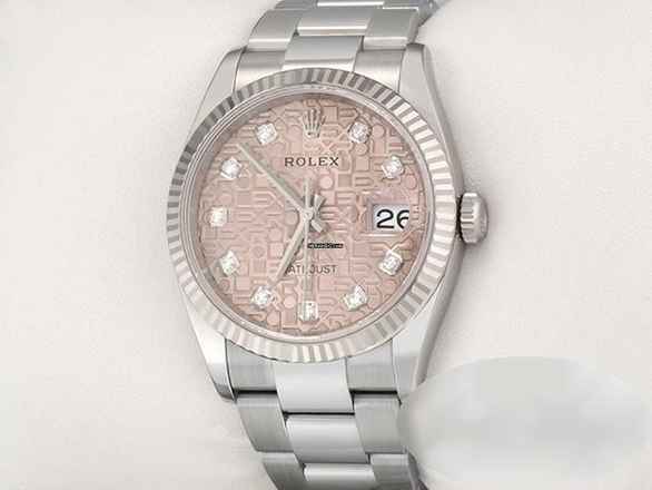  Rolex Datejust 36 36mm 126234 2021 Stahl Weissgold 750 Diamanten Automatik Gold 