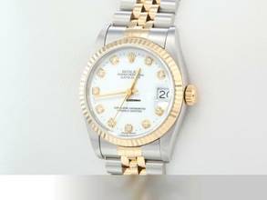 Thumbnail von Rolex Datejust 31 Stahl Gelbgold 750 Diamanten Automatik Gold Stahl Stainless Steel 18kt Yellow Gold Jubilé-band Chronometer Oyster White Dial
