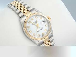 Thumbnail von Rolex Datejust 31 Stahl Gelbgold 750 Diamanten Automatik Gold Stahl Stainless Steel 18kt Yellow Gold Jubilé-band Chronometer Oyster White Dial
