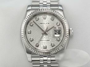 Thumbnail von Rolex Datejust 36 Mm 116234 2015 Stahl Weissgold 750 Diamanten Automatik Stainless Steel 18kt White Gold Jubilé-band Chronometer Oyster