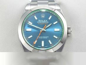 Thumbnail von Rolex Milgauss 116400gv 2019 Z-blue Edelstahl Automatik Stahl Blau