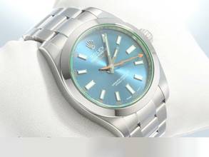 Thumbnail von Rolex Milgauss 116400gv 2019 Z-blue Edelstahl Automatik Stahl Blau