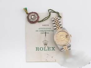 Thumbnail von Rolex Datejust 36 36mm 16233 Edelstahl Gelbgold 750 Automatik Stainless Steel 18kt Yellow Gold Jubilé-band Chronometer Oyster