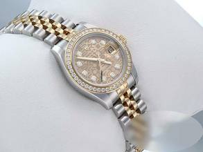 Thumbnail von Rolex Lady-Datejust 179383 Stahl Gelbgold 750 2011 Diamanten Automatik Stainless Steel 18kt Yellow Gold Jubilé-band Chronometer Oyster