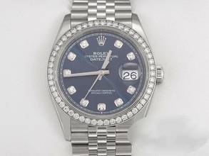 Thumbnail von Rolex Datejust 36 126284 Rbr 2019 Stahl Weissgold 750 Diamanten Automatik Stainless Steel 18kt White Gold Jubilé-band Chronometer Oyster Blue Dial