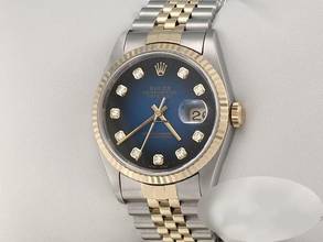 Thumbnail von Rolex Datejust 36 36mm 16233 1997 Stahl Gelbgold 750 Diamanten Automatik Stainless Steel 18kt Yellow Gold Jubilé-band Chronometer Oyster