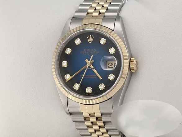  Rolex Datejust 36 36mm 16233 1997 Stahl Gelbgold 750 Diamanten Automatik Stainless Steel 18kt Yellow Gold Jubilé-band Chronometer Oyster 