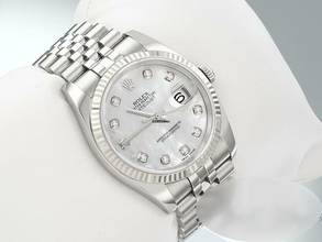 Thumbnail von Rolex Datejust 36 36mm 116234 Stahl Weissgold 750 Perlmutt Diamanten Automatik Stainless Steel 18kt White Gold Jubilé-band Chronometer Oyster