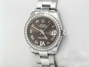 Thumbnail von Rolex Datejust 31 31mm Medium 178384 2011 Stahl Weissgold 750 Diamanten Automatik Stainless Steel 18kt White Gold Oyster-band Chronometer