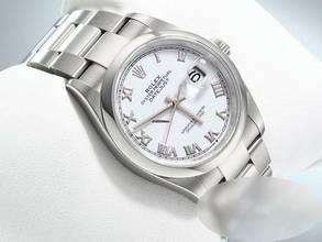 Thumbnail von Rolex Datejust 36 126200 2020 Edelstahl Automatik Herrenuhr Damenuhr Stahl Stainless Steel Oyster-band Chronometer White Dial