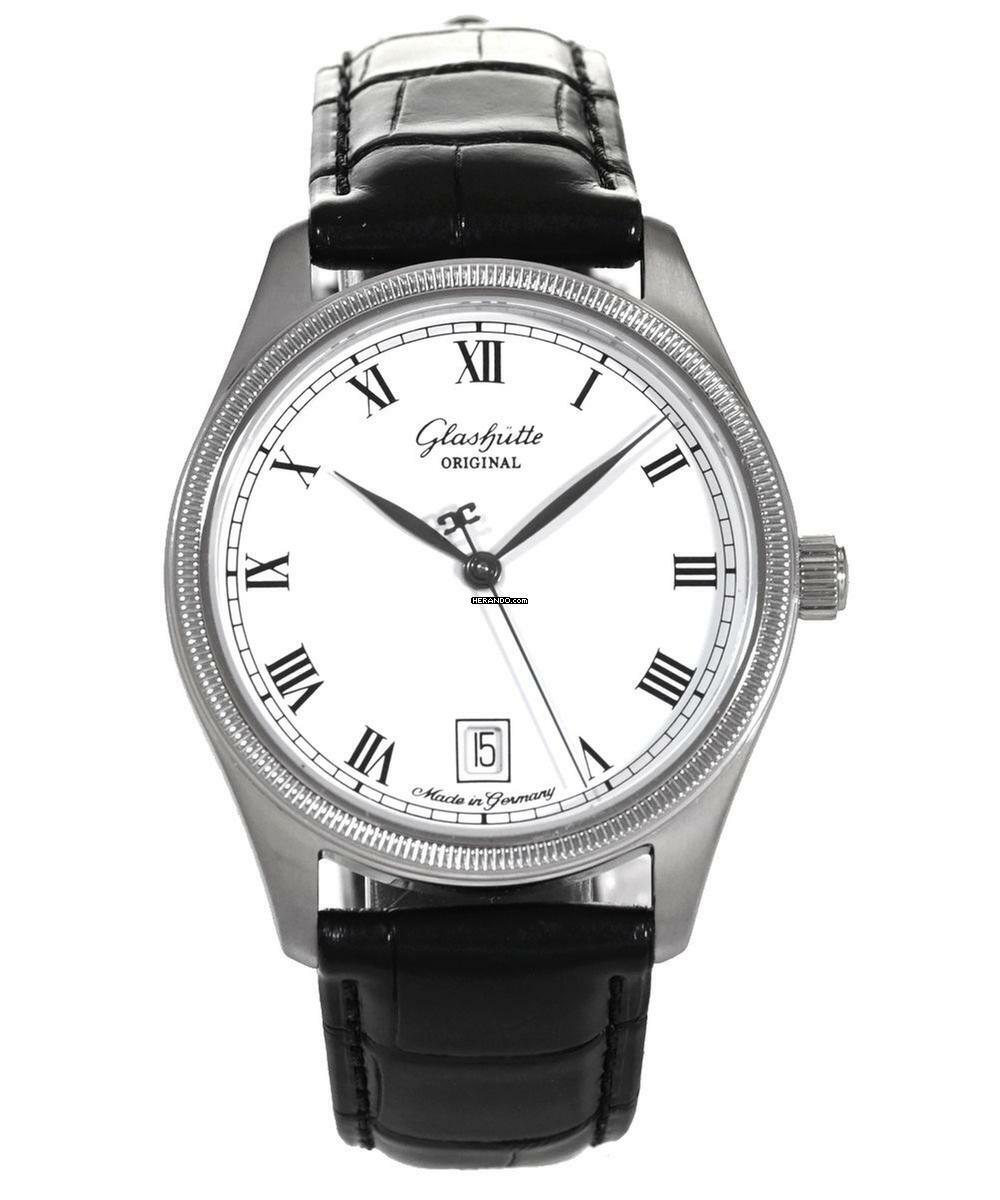  Glashütte Original Klassik Handaufzug Ref. 1-12-55-02-03-04 Selten - Komplettrevision bei Original 10.2025 
