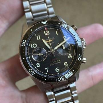  Longines Spirit FLYBACK TITANIUM NEW FULL SET 