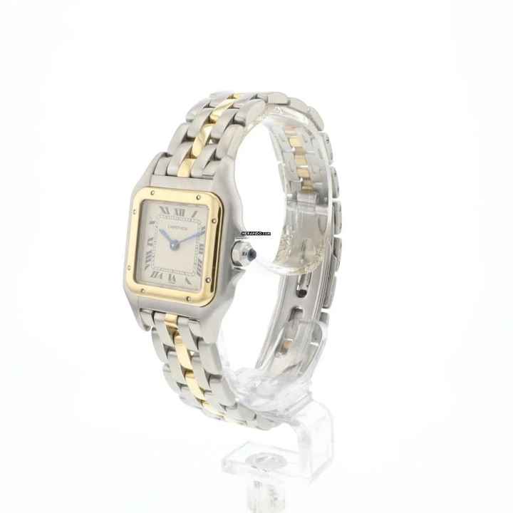  Cartier Panthère PM Steel Gold 